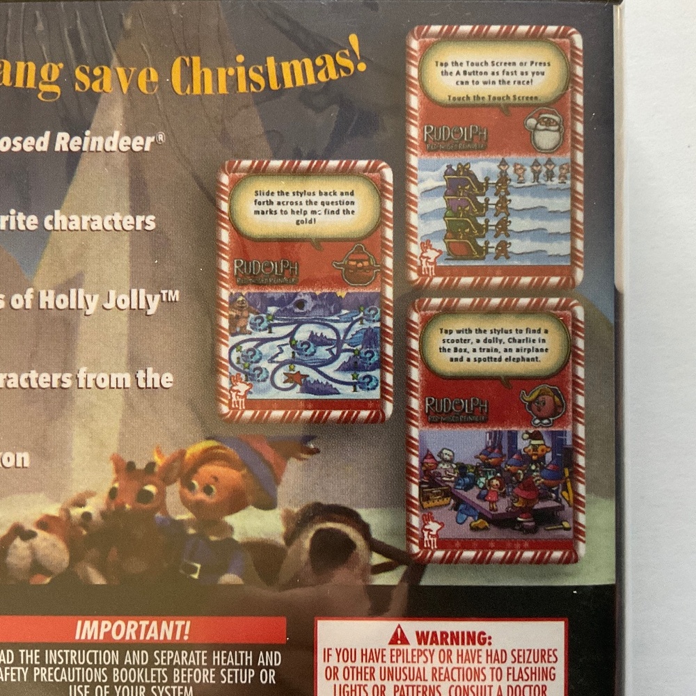 Nintendo DS Rudolph the Red Nosed Reindeer Game 2010 Sealed Brand New - Picture 3 of 6